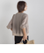 変わり織りメッシュVカーディガン≪手洗い可能≫