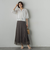 シアーストライプスカート≪手洗い可能≫