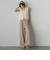 フェザーニットファンシーベスト≪手洗い可能≫