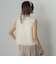 フェザーニットファンシーベスト≪手洗い可能≫