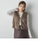 フェザーニットファンシーベスト≪手洗い可能≫