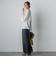 セミシアーフリルブラウス≪洗濯機で洗える≫