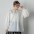 セミシアーフリルブラウス≪洗濯機で洗える≫