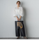 セミシアーフリルブラウス≪洗濯機で洗える≫