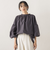 セミシアーフリルブラウス≪洗濯機で洗える≫