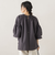 セミシアーフリルブラウス≪洗濯機で洗える≫