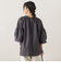 セミシアーフリルブラウス≪洗濯機で洗える≫