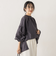 セミシアーフリルブラウス≪洗濯機で洗える≫