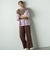 セミシアーフリルブラウス≪洗濯機で洗える≫