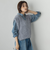 ラメフェザーニットベスト≪手洗い可能≫
