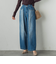 タックデニムパンツ≪洗濯機で洗える≫