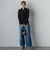 タックデニムパンツ≪洗濯機で洗える≫