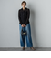 タックデニムパンツ≪洗濯機で洗える≫