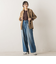 タックデニムパンツ≪洗濯機で洗える≫