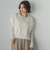 メッシュケーブルニットベスト≪手洗い可能≫