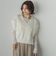 メッシュケーブルニットベスト≪手洗い可能≫