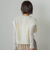 メッシュケーブルニットベスト≪手洗い可能≫