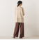 Vネックバイカラープルオーバー≪手洗い可能≫