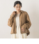 レザーライクブルゾン≪洗濯機で洗える≫
