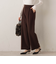 【新色追加】両面起毛ストレッチパンツ≪洗濯機で洗える≫