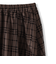 フロッキーチェックスカート≪手洗い可能≫