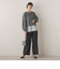 【WEB限定】メランジライク天竺ニット≪手洗い可能≫