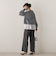 【WEB限定】メランジライク天竺ニット≪手洗い可能≫
