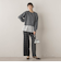 【WEB限定】メランジライク天竺ニット≪手洗い可能≫