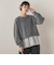【WEB限定】メランジライク天竺ニット≪手洗い可能≫