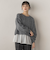 【WEB限定】メランジライク天竺ニット≪手洗い可能≫
