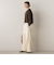 【WEB限定】メランジライク天竺ニット≪手洗い可能≫