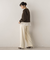 【WEB限定】メランジライク天竺ニット≪手洗い可能≫