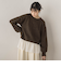 【WEB限定】メランジライク天竺ニット≪手洗い可能≫