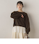 【WEB限定】メランジライク天竺ニット≪手洗い可能≫