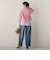 【WEB限定】メランジライク天竺ニット≪手洗い可能≫