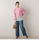 【WEB限定】メランジライク天竺ニット≪手洗い可能≫
