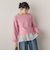 【WEB限定】メランジライク天竺ニット≪手洗い可能≫