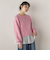 【WEB限定】メランジライク天竺ニット≪手洗い可能≫