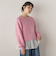 【WEB限定】メランジライク天竺ニット≪手洗い可能≫