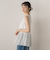 【WEB限定】メランジライク天竺ニット≪手洗い可能≫