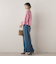 【WEB限定】メランジライク天竺ニット≪手洗い可能≫