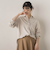 【WEB限定】E/Nピーチシャツ≪手洗い可能≫