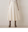 【WEB限定】ライトジャージメルトンスカート≪手洗い可能≫
