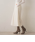 【WEB限定】ライトジャージメルトンスカート≪手洗い可能≫