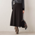 【WEB限定】ライトジャージメルトンスカート≪手洗い可能≫