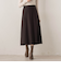 【WEB限定】ライトジャージメルトンスカート≪手洗い可能≫