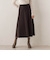 【WEB限定】ライトジャージメルトンスカート≪手洗い可能≫