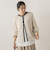 メッシュ柄レイヤードニット≪手洗い可能≫