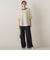 メッシュ柄レイヤードニット≪手洗い可能≫