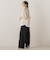 メッシュ柄レイヤードニット≪手洗い可能≫